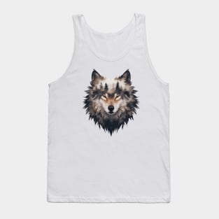 Wolf Watercolor Tank Top